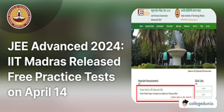 JEE Advanced 2024: IIT Madras Released Free Practice Tests on April 14